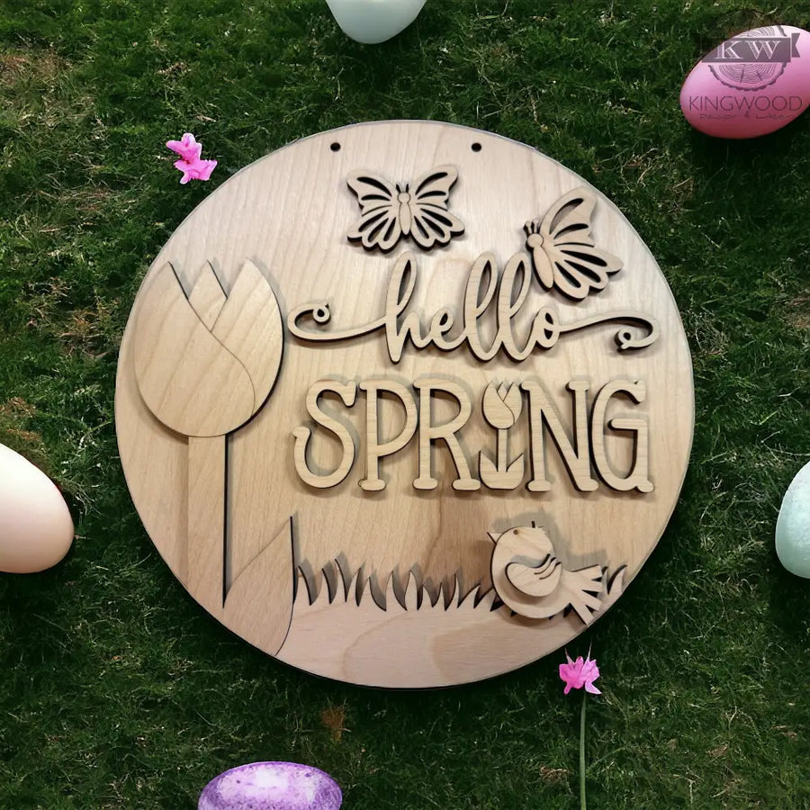 Hello spring paint kit diy for creative painting 3d laser