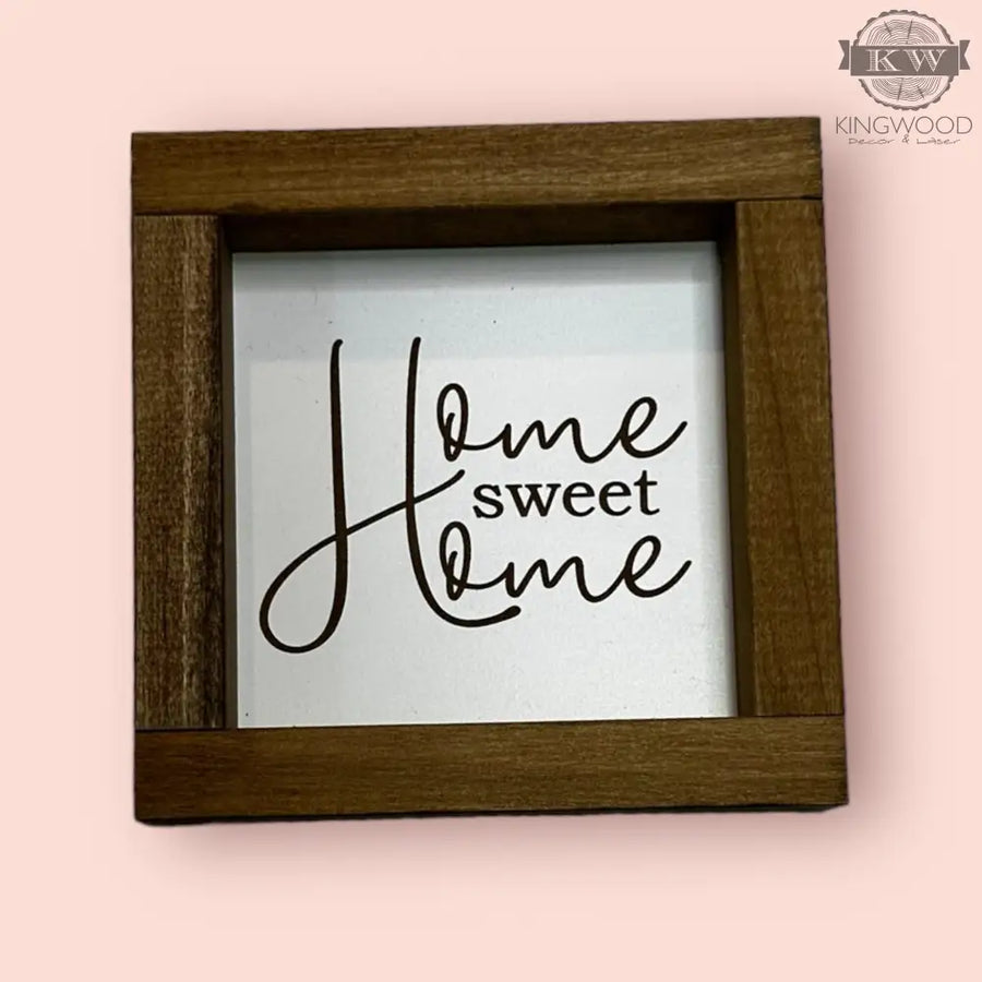 Home sweet home farmhouse sign for living room or kitchen