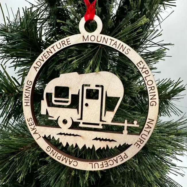 Maple wood camper ornament decor fort mcmurray 2025,