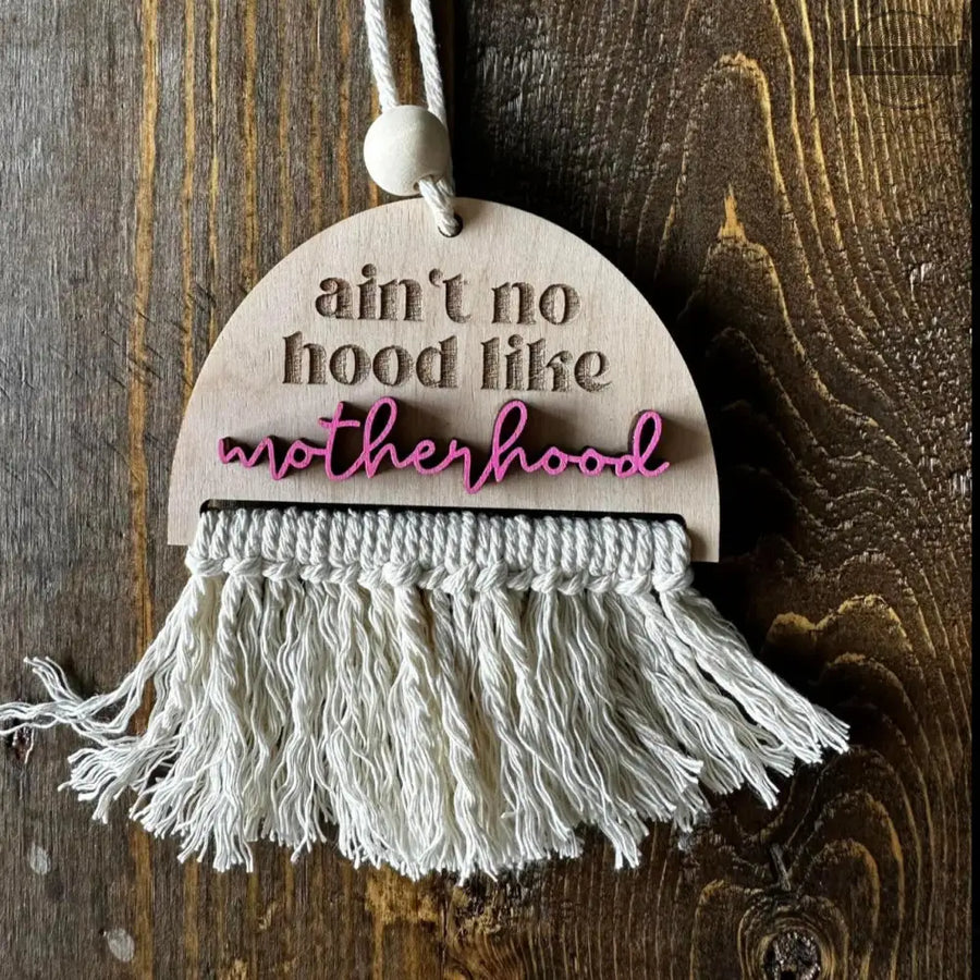 Motherhood car charm for moms 3d, 3d laser cut, layers,