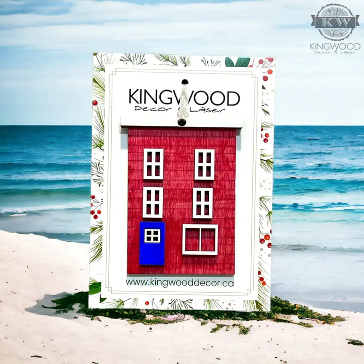 Newfoundland row houses ornament colorful home decor 3d