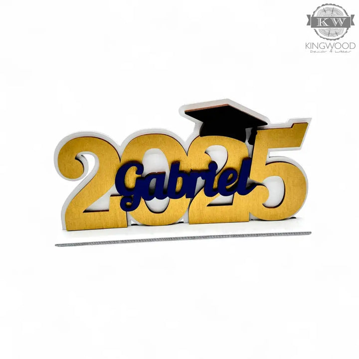 Personalized 2025 graduation table decor grad signs