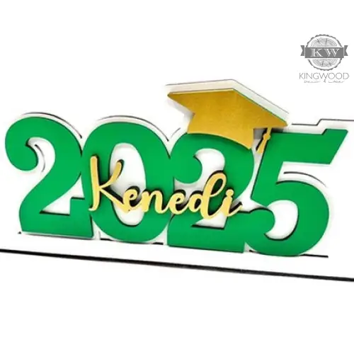 Personalized 2025 graduation table decor grad signs
