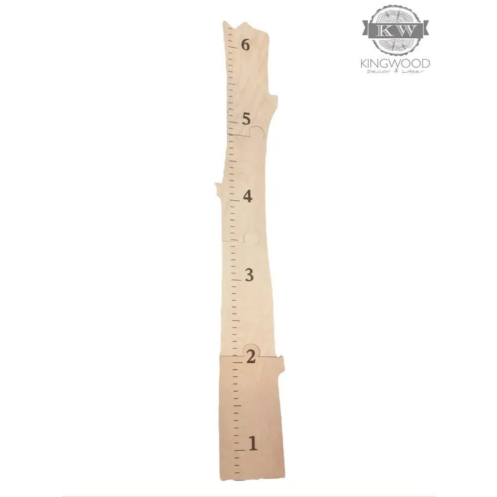 Tree style growth chart ruler puzzle for baby and toddler