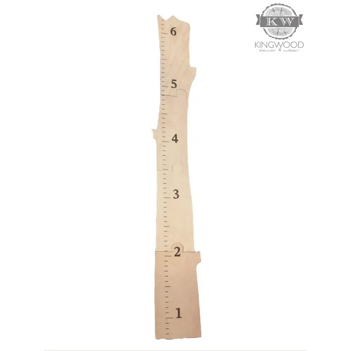 Tree style growth chart ruler puzzle for baby and toddler