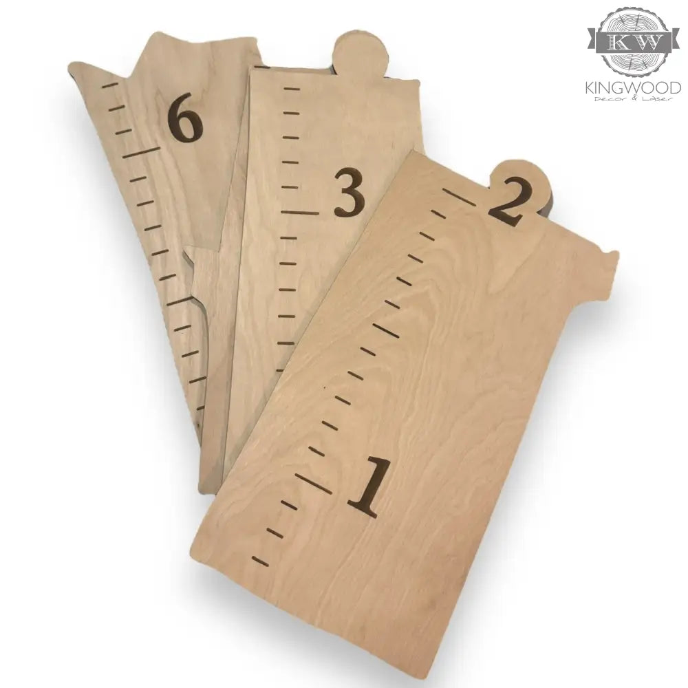 Tree style growth chart ruler puzzle for baby and toddler