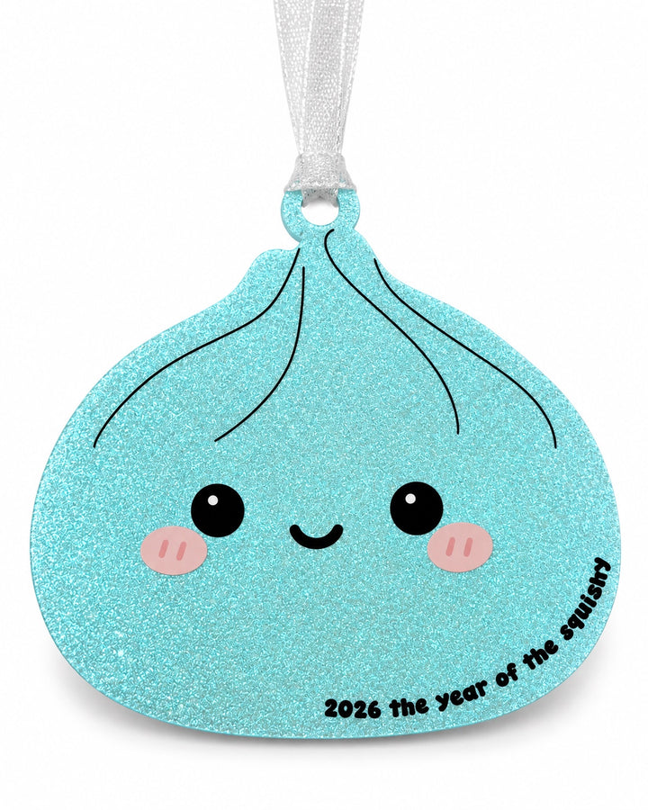 Blue 2026 Year of the Squishy ornament