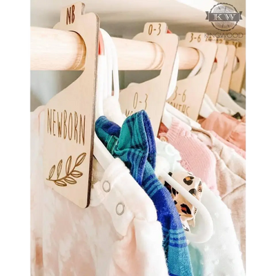 Baby clothes hanger dividers 3d laser cut, _label_new,