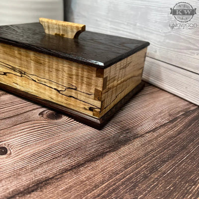 Beautifully handcrafted wooden keepsake box _label_new,