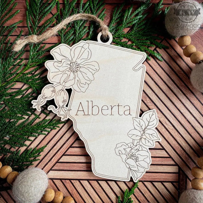 Canadian provincial christmas ornament _label_new, bulk,