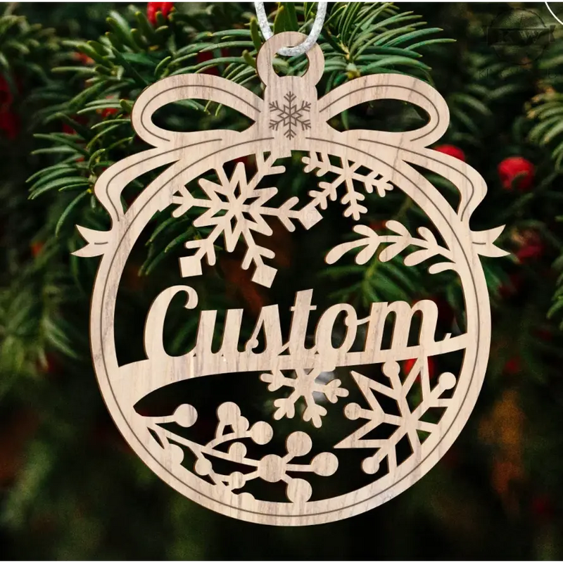 Custom ornament reserved 3d laser cut, alberta, animals,
