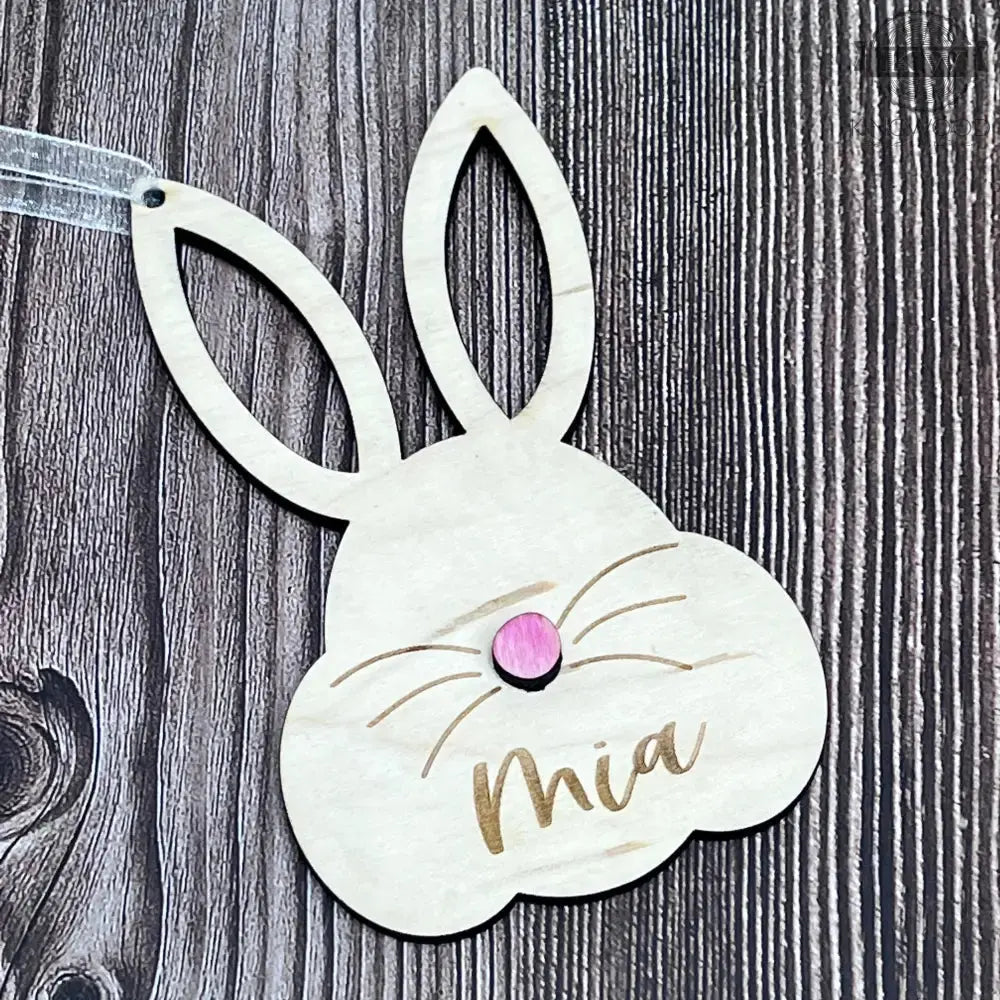 Wooden Easter Bunny ornament for personalized decor and cutting boards decoration
