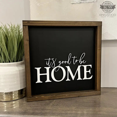 It’s so good to be home - 12 x 3d laser cut, words, alberta,
