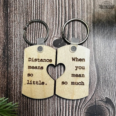 Long distance couple keychains _label_new, bulk, business,