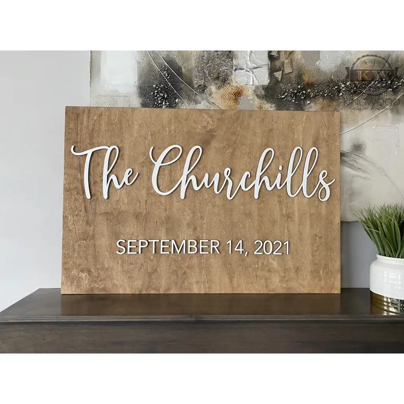 3d sign guestbook - wedding signature - wooden for alberta,