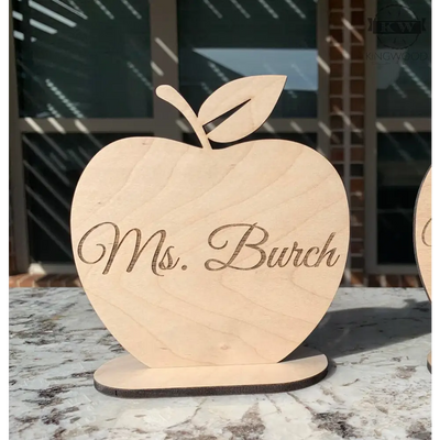 Teacher apple - appreciation gift children, custom, gift,