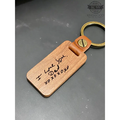 Wooden keychains custom handwriting _label_new, alberta,